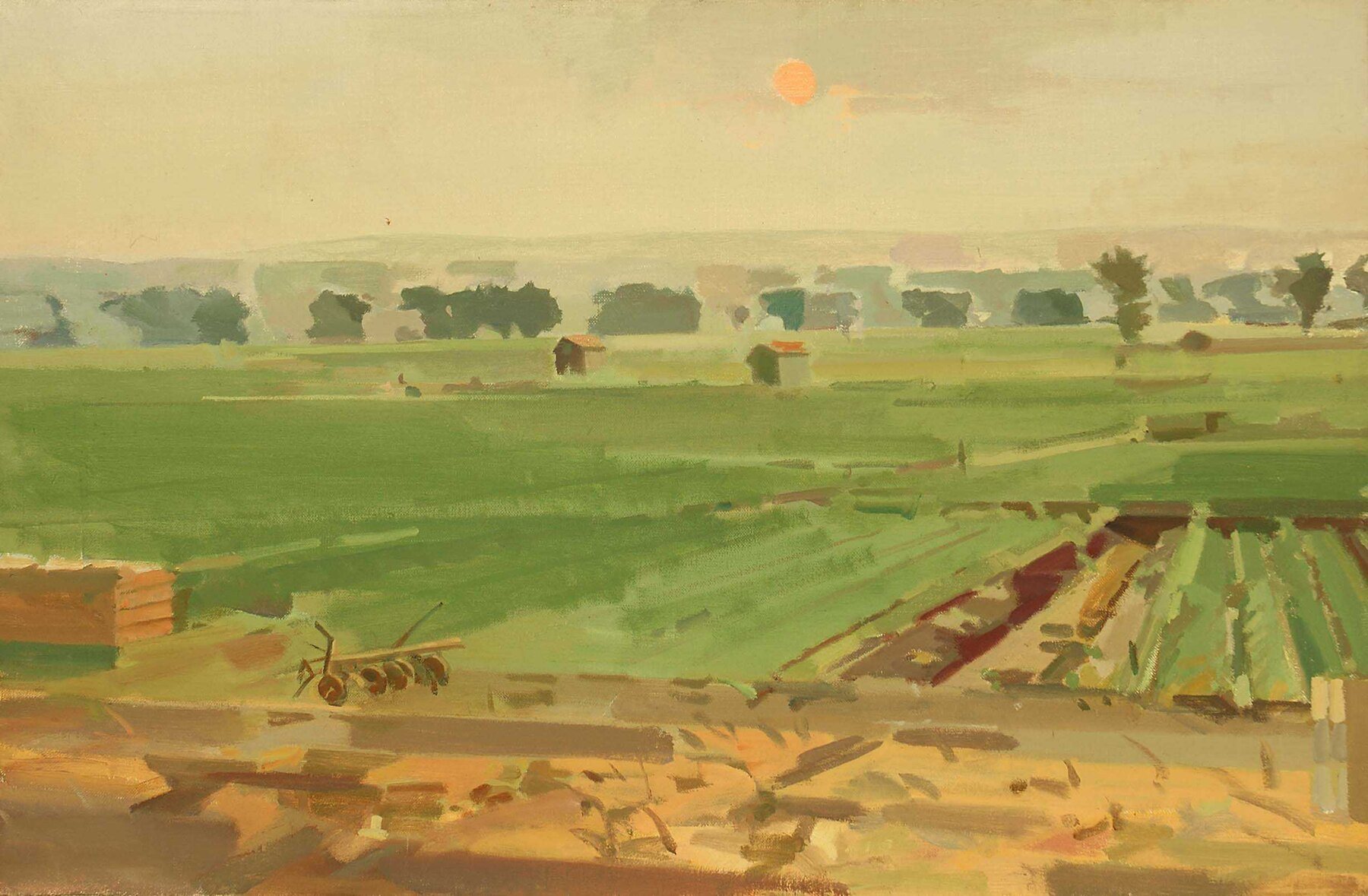 Untitled landscape, by C. Sperry Andrews III