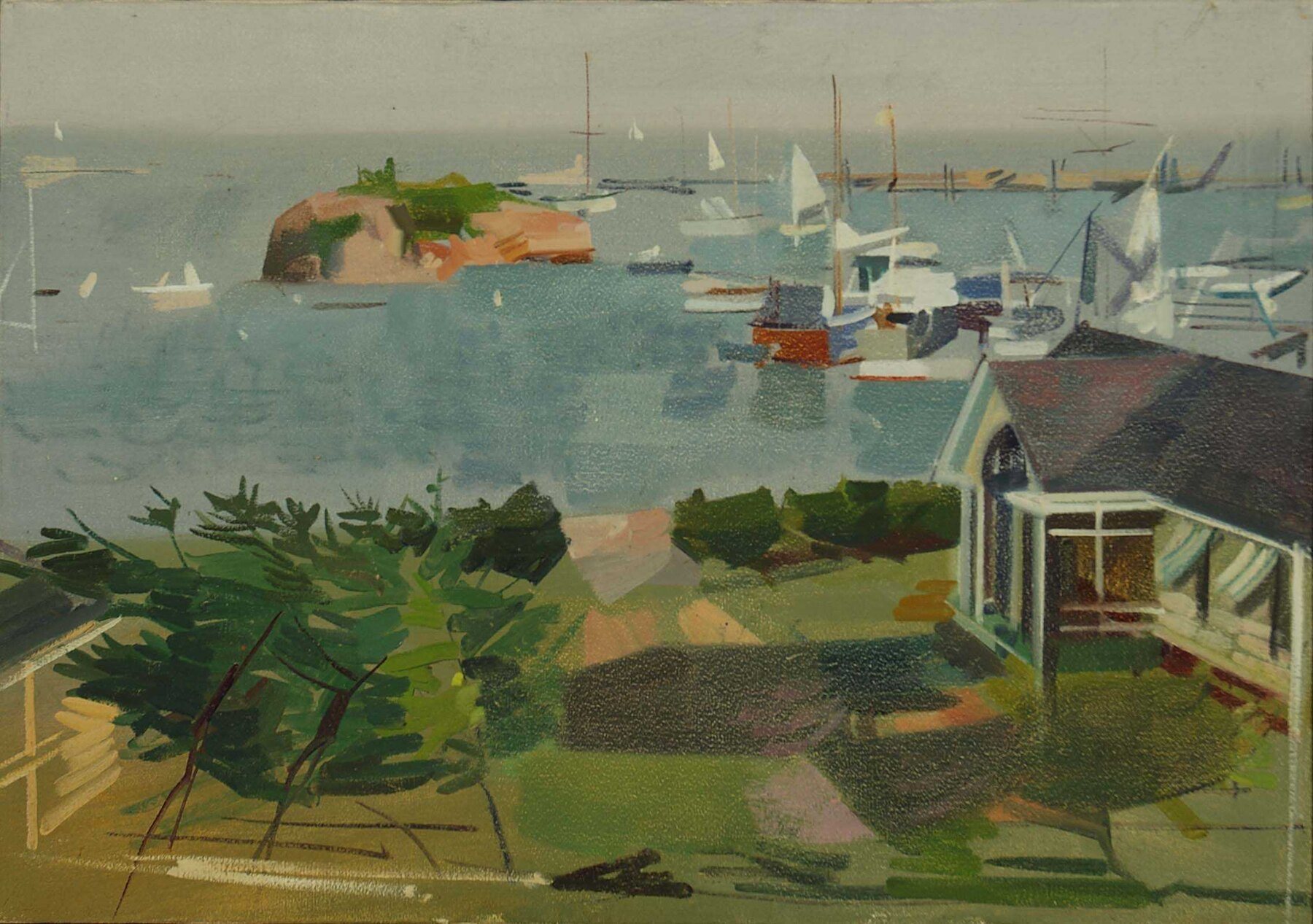 Untitled landscape, by C. Sperry Andrews III